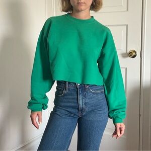 Vintage Hanes cropped sweatshirt